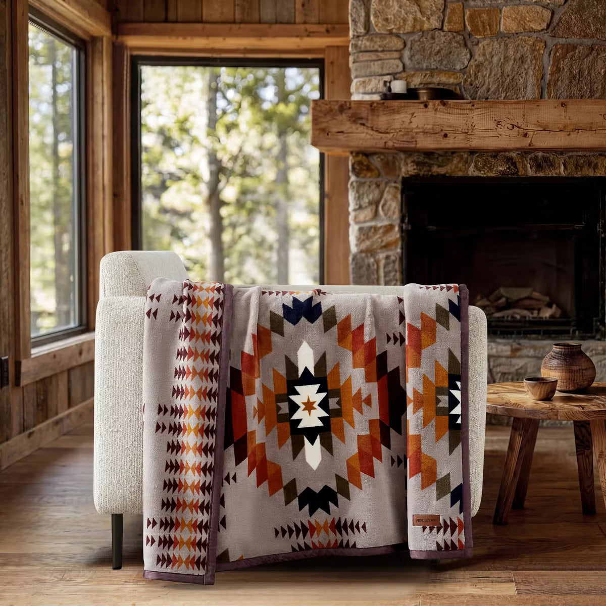 PENDLETON ペンドルトン 大判ひざ掛け リバーシブル 127×177cm ソノラン・ダスク
