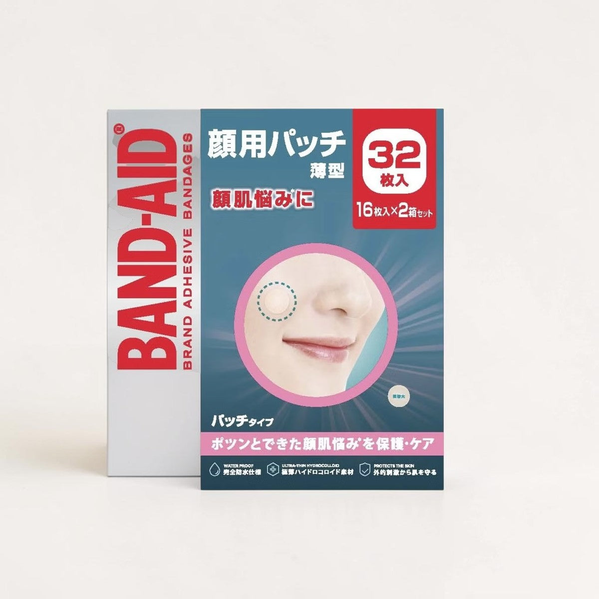 BAND-AID バンドエイド 顔用パッチ 16枚×2箱 32枚
