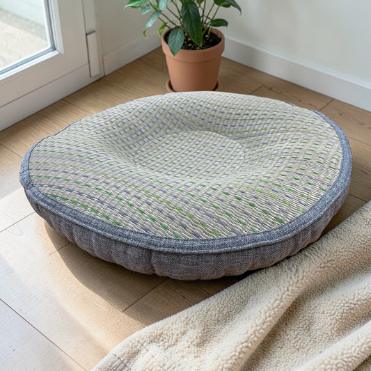 《ペット用品》い草素材 猫用ベッド  猫座 ペットベッド