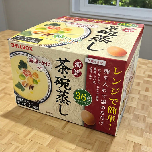 海鮮茶碗蒸し36食入りフリーズドライ7種具材レンジ調理簡単