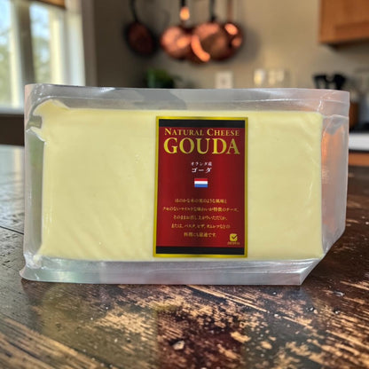 【冷蔵商品】ゴーダチーズブロック 800g オランダ セミハードタイプ