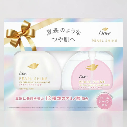 Dove ダヴ パールシャイン 透明つや肌 洗顔料140g＋クレンジングオイル170ml