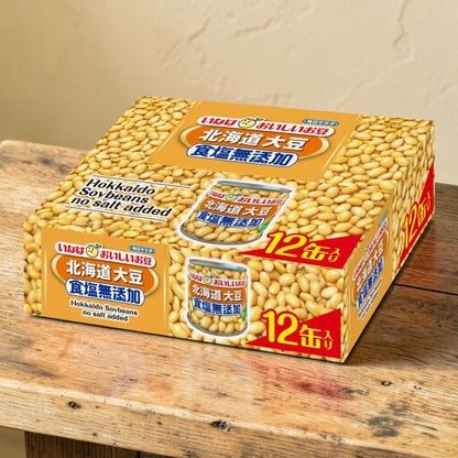 いなば食品 大豆 食塩無添加 100g x 12缶パック