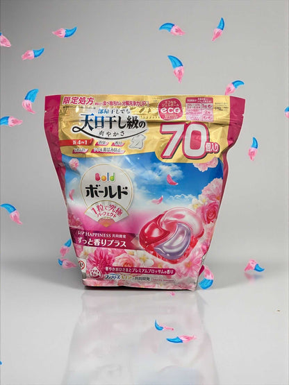 ボールド ジェルボール 4D 洗濯洗剤  プレミアム ブロッサムの香り 詰め替え 70個入り × 2袋セット コストコ限定処方