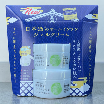 日本盛 日本酒のオールインワンジェルクリーム 180g × 2個 セット