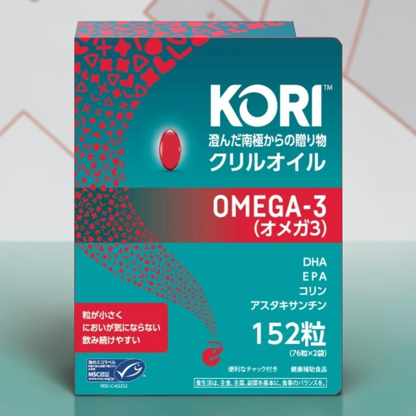 KORI クリルオイル 300mg 152粒  サプリメント DHA EPA オメガ3