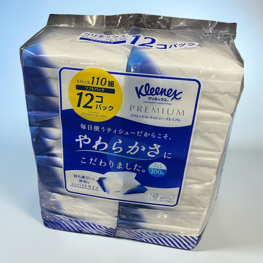 クリネックスティッシュ プレミアム ソフトパック 12パック