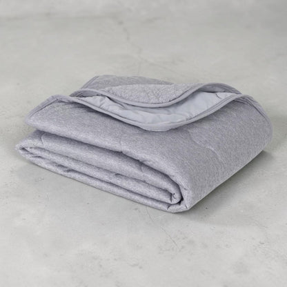 クーリング 大判ひざ掛け 152cm x 177cm  BERKSHIRE BLANKET＆HOME  カラー  ヘザーグレー