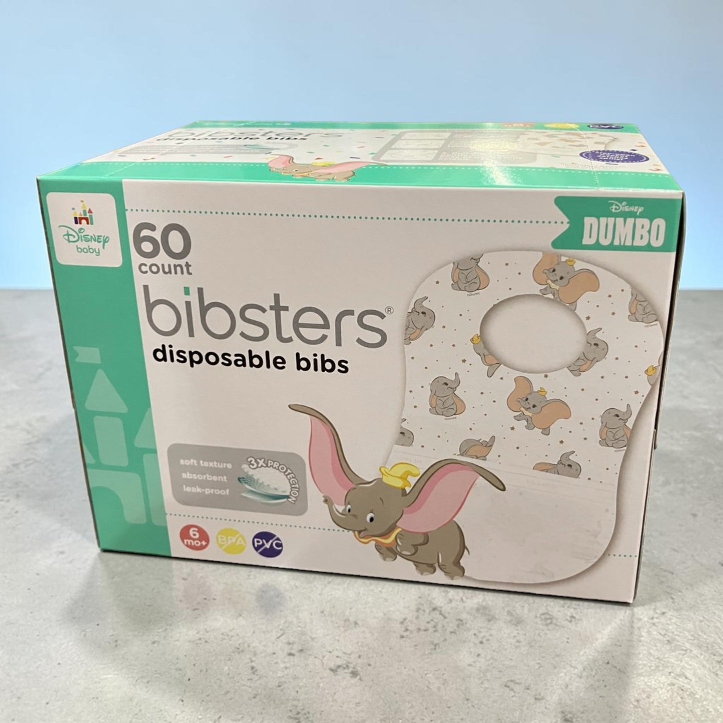 ディズニービブスター 使い捨てエプロン60枚入り  デザイン ダンボ