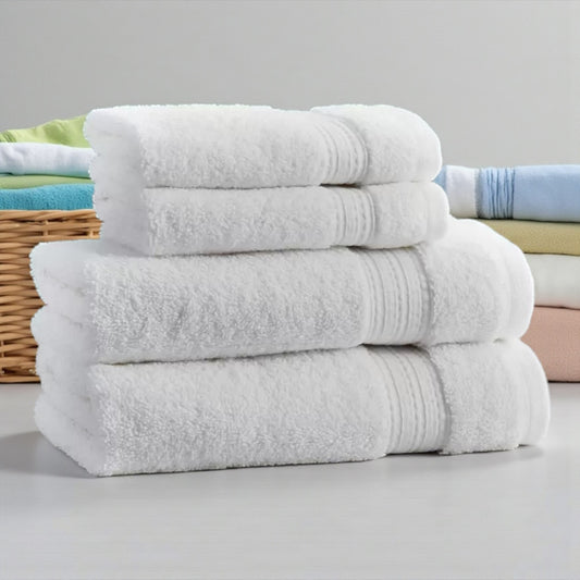 グランデュール ハンドタオル２枚   ウォッシュタオル 2枚 セット  Grandeur　カラー  ホワイト