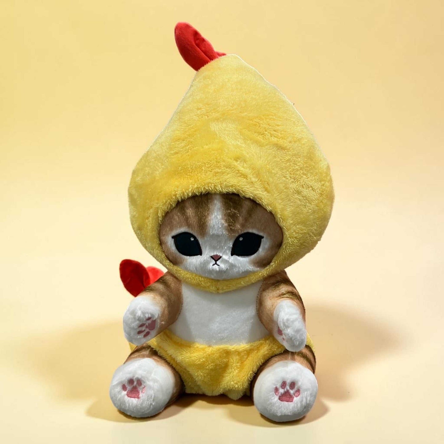 モフサンドの特大えびにゃんぬいぐるみ40cmふわふわ素材