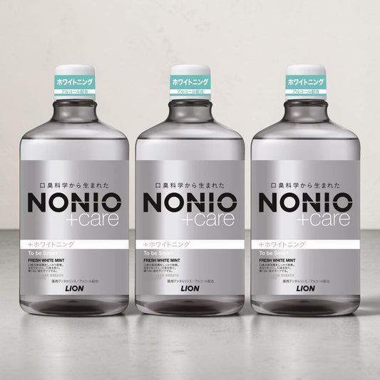 NONIO デンタルリンス ホワイトニング 1,000 mL x 3