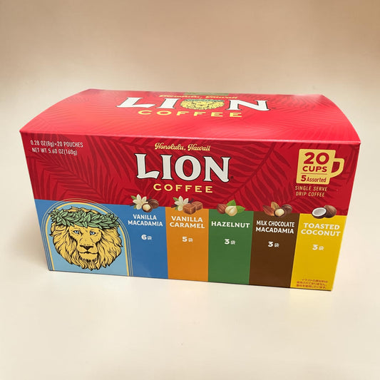 ライオンコーヒー ドリップバッグ 5種アソート 8g×20袋 LION COFFEE