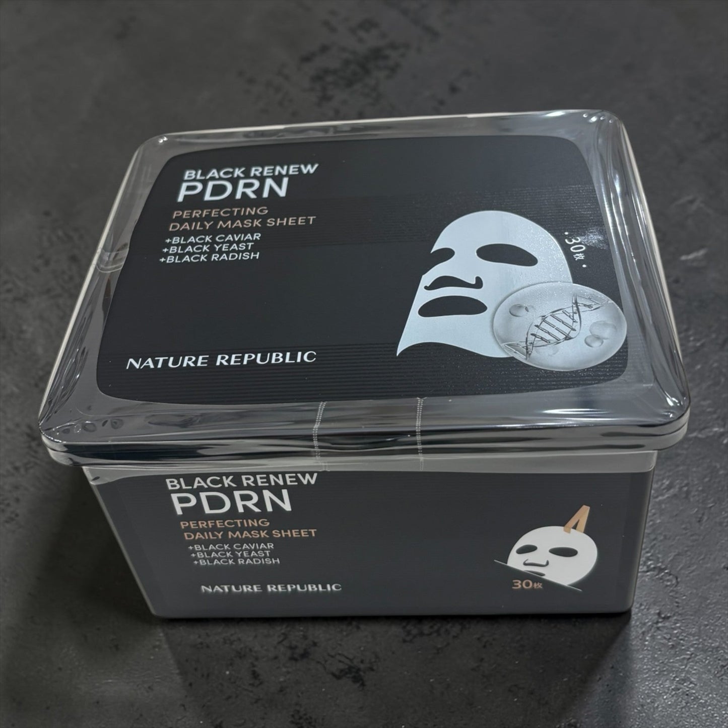 ネイチャーリパブリック デイリーシートマスク 30枚 Black PDRN