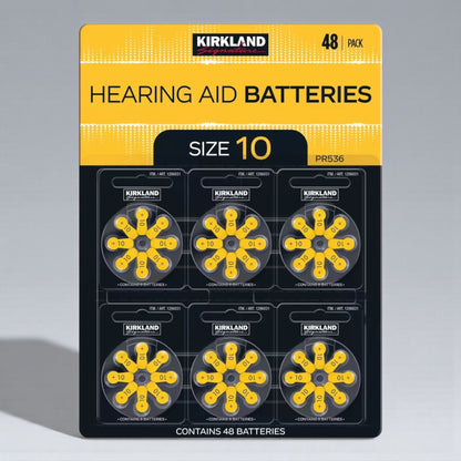KS 補聴器用空気電池 10A/PR536 48粒 カークランドシグネチャー  補聴器 電池