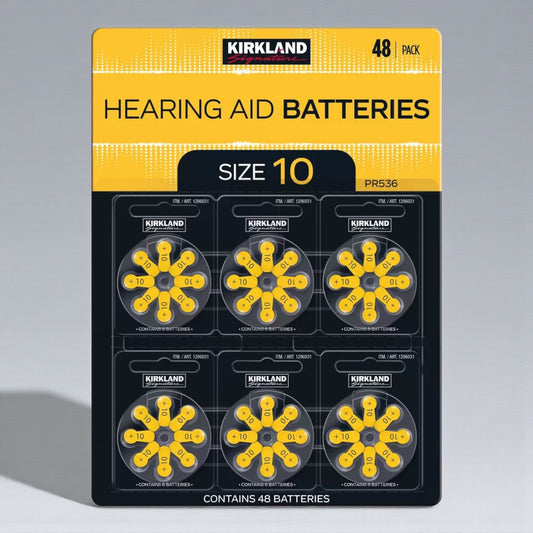 KS 補聴器用空気電池 10A/PR536 48粒 カークランドシグネチャー  補聴器 電池
