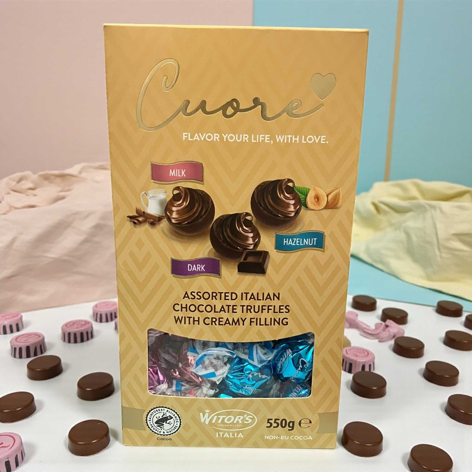 ウィターズ クオーレ 3種類チョコレート 550g イタリア製