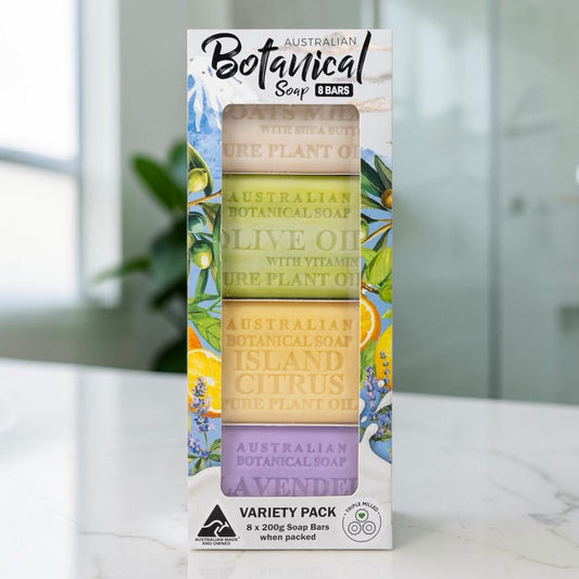 オーストラリアン ボタニカルソープ 4種アソート 200g×8個 Australian Botanical Soap