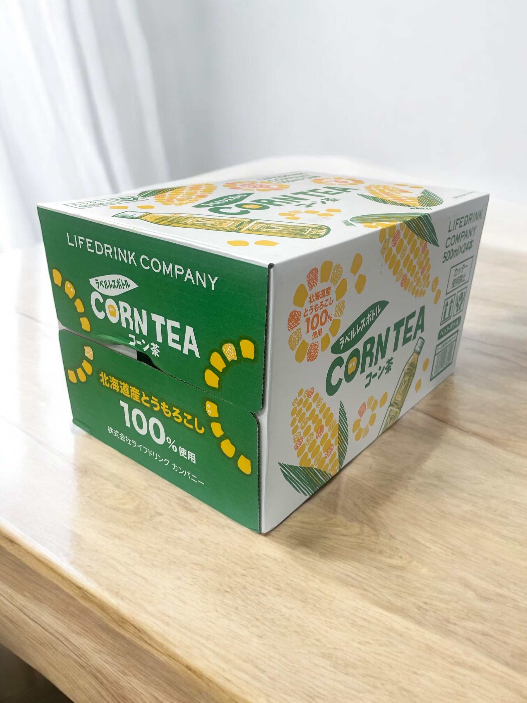 LDC コーン茶 500ml×24本 ラベルレス CORN TEA とうもろこし茶