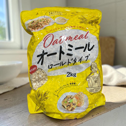オートミール ロールドタイプ 2kg 勅使河原製麦所 オーツ麦100％ フィンランド産