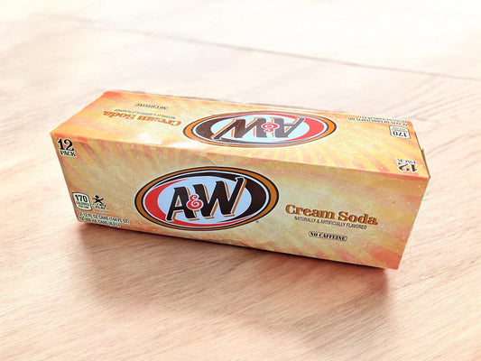 A＆Ｗ クリームソーダ  355ml×12缶 大容量 ノンアルコールドリンク 炭酸飲料 ドリンク缶 A&W Cream Soda