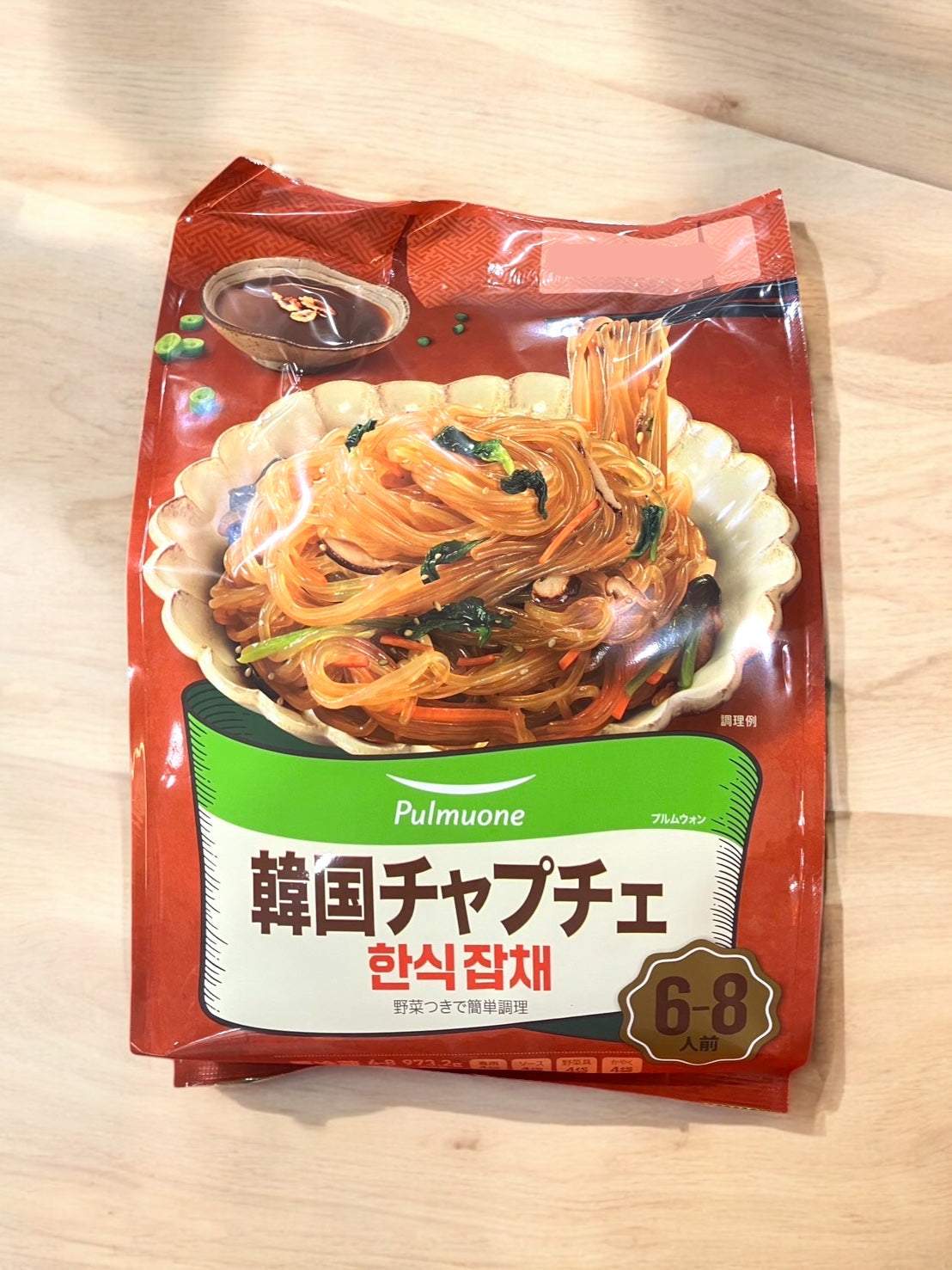 Pulmuone 韓国チャプチェ 973g 6-8人前 春雨入り本格韓国料理パッケージ