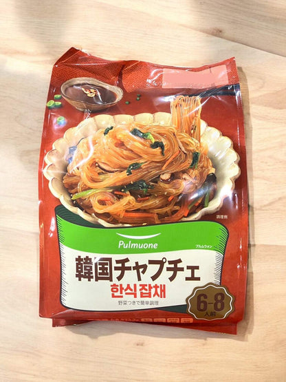 Pulmuone 韓国チャプチェ 973g 6-8人前 春雨入り本格韓国料理パッケージ
