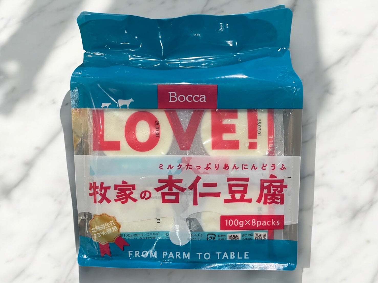 りょーりょーページ 牧家 杏仁豆腐 100g×8個 BOCCA ANNIN TOFU コストコ 北海道 デザート