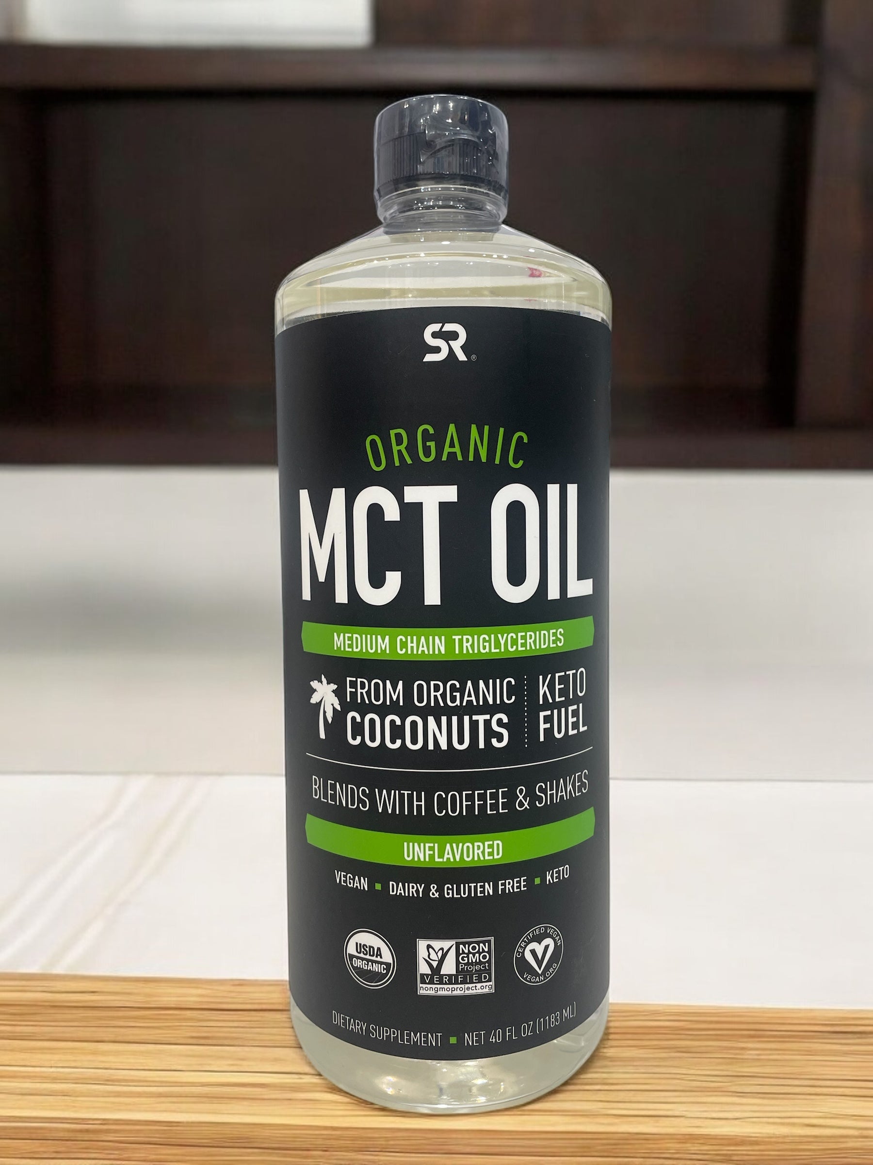 スポーツリサーチ オーガニック MCT オイル 1,183mL 無味 無臭 有機ココナッツ由来
