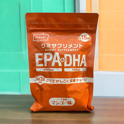 ニッスイ グミサプリ EPA & DHA サプリメント 30粒 マンゴー味