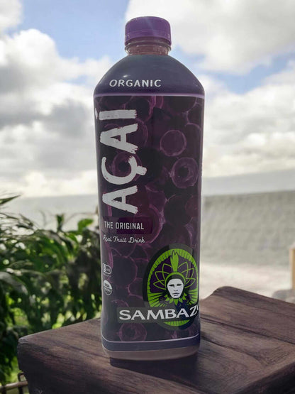 Sambazon Organic Açaí Drink 1.89L bottle rich in polyphenols and vitamins from the USA