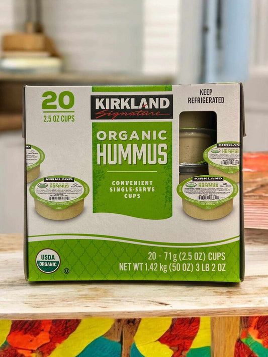 フムス【冷蔵商品】 KS オーガニック  フムス　71g × 20個入り 1箱セット  HUMMUS  ひよこ豆 カークランドシグネチャー