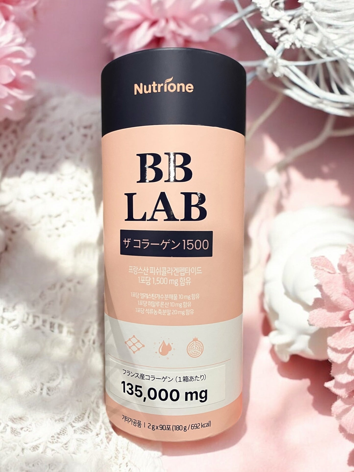 BB LAB コラーゲン1500サプリメントパック付きボトル, ビタミンCとA.