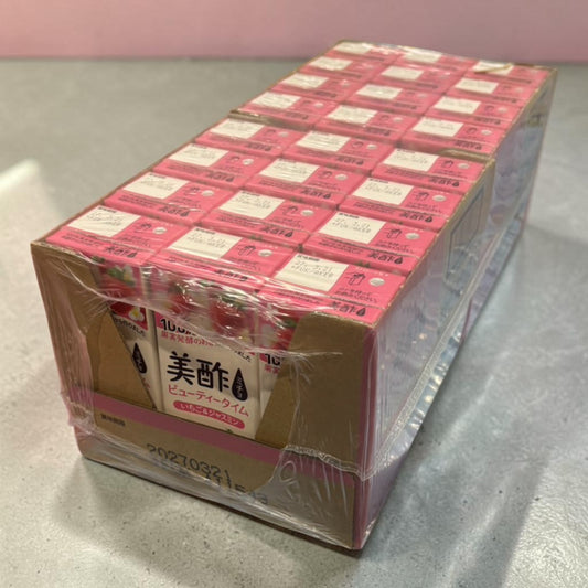 美酢  ミチョ  いちご & ジャスミン  200ml × 24本  お得なセット  パック飲料　ビネガードリンク