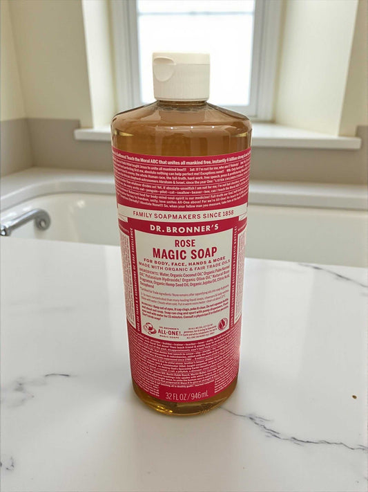ドクターブロナー マジックソープ　946ml　ローズ 【オーガニック】【大容量でお得】