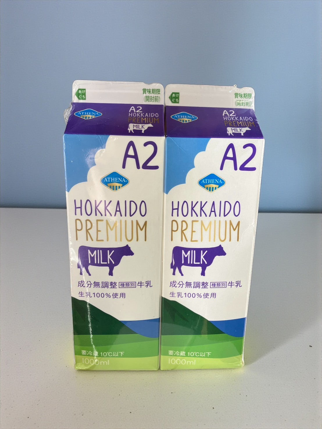 北海道 プレミアム A2 ミルク  牛乳  1L×2本  次世代牛乳  アテナ【話題】