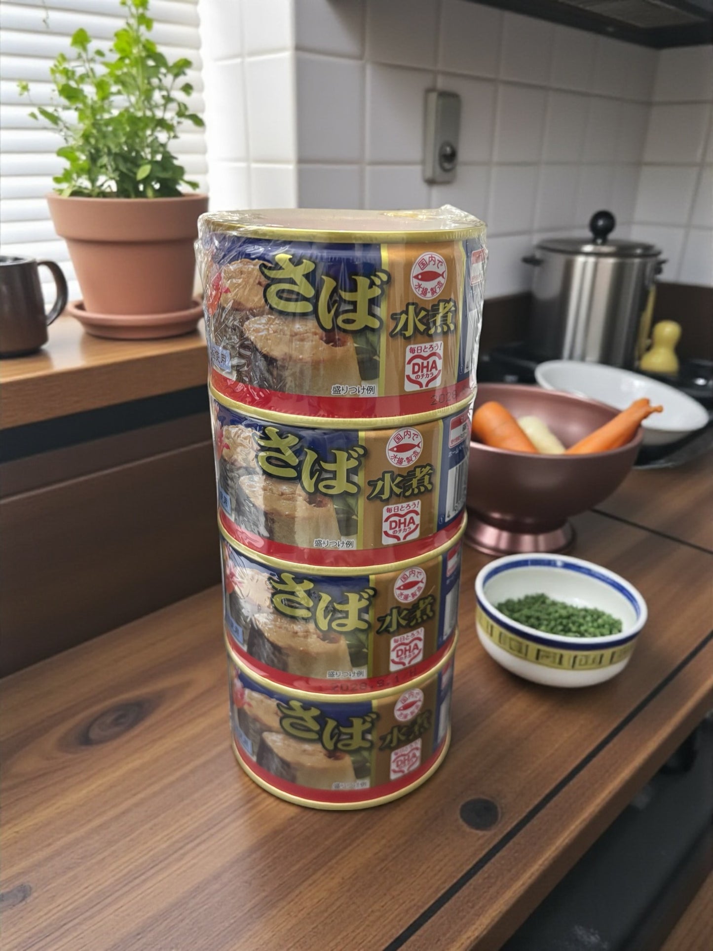 マルハニチロ さば水煮  月花  200g x 4缶