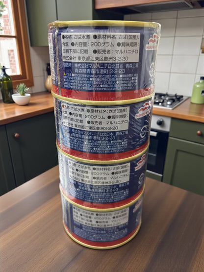 マルハニチロ さば水煮  月花  200g x 4缶