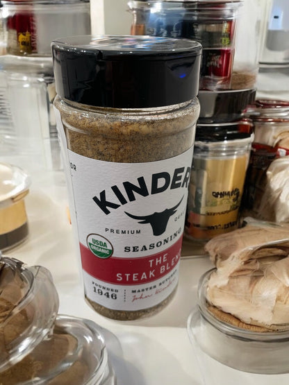 キンダーズ オーガニック ステーキブレンドスパイス 362gボトル正面ビュー