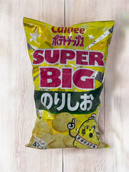 カルビーポテトチップス スーパービッグ のり塩 472gパッケージ