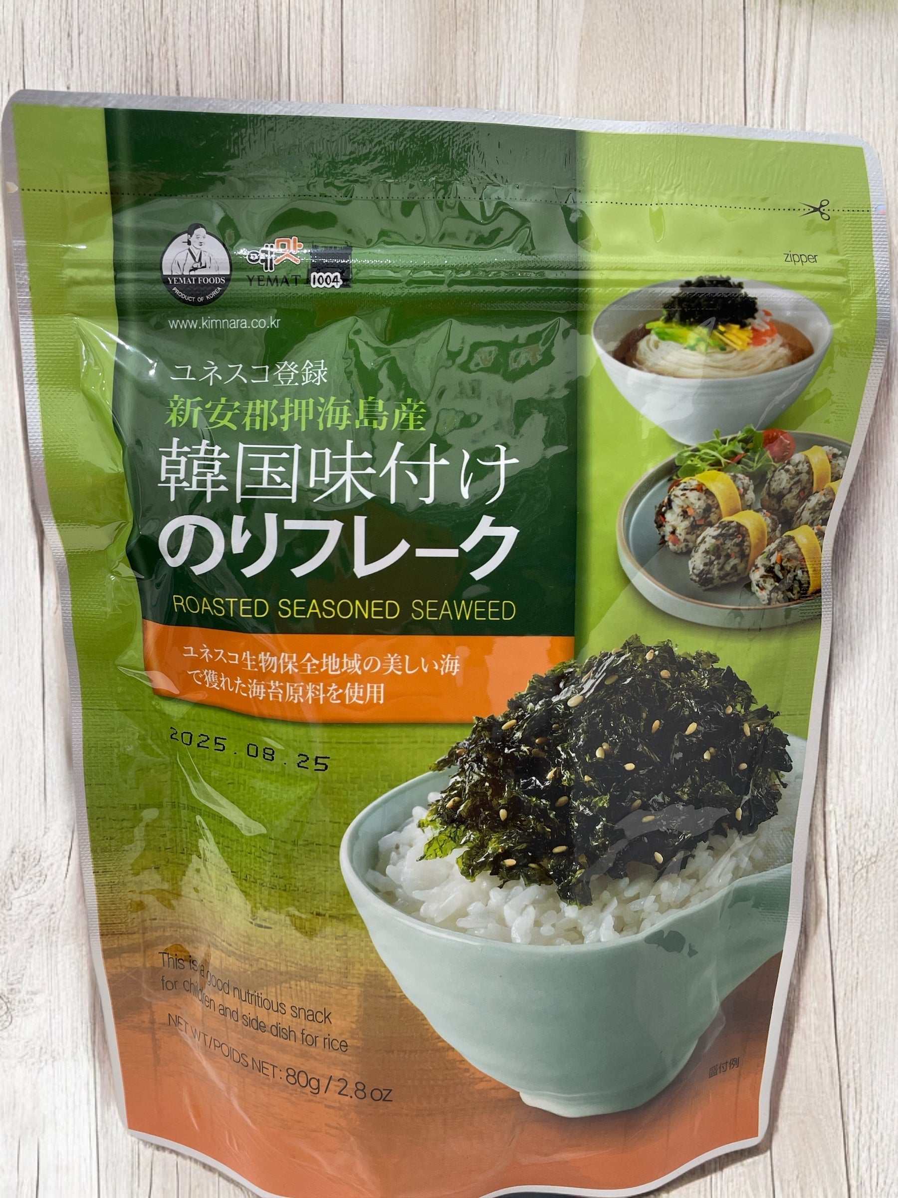 韓国味付けのりフレーク 80g パック