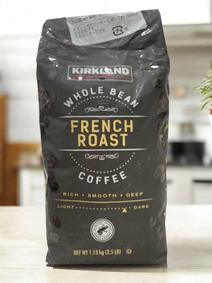 KS フレンチロースト 1130g コーヒー豆 カークランドシグネチャー - 深煎りアラビカ豆パッケージ カークランドシグネチャー - 深煎りアラビカ豆