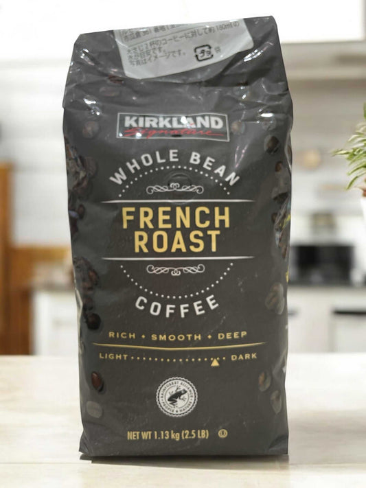 KS フレンチロースト 1130g コーヒー豆 カークランドシグネチャー - 深煎りアラビカ豆パッケージ カークランドシグネチャー - 深煎りアラビカ豆