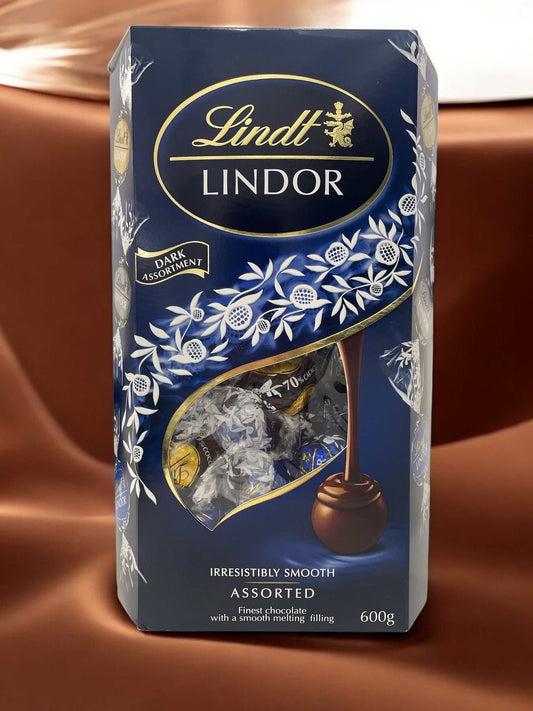 リンツリンドール ダークアソート チョコレート3種入りカカオの風味豊かなスイスブランド