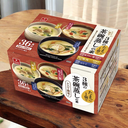 3種の茶碗蒸しの素セット36食分, フリーズドライ調理用