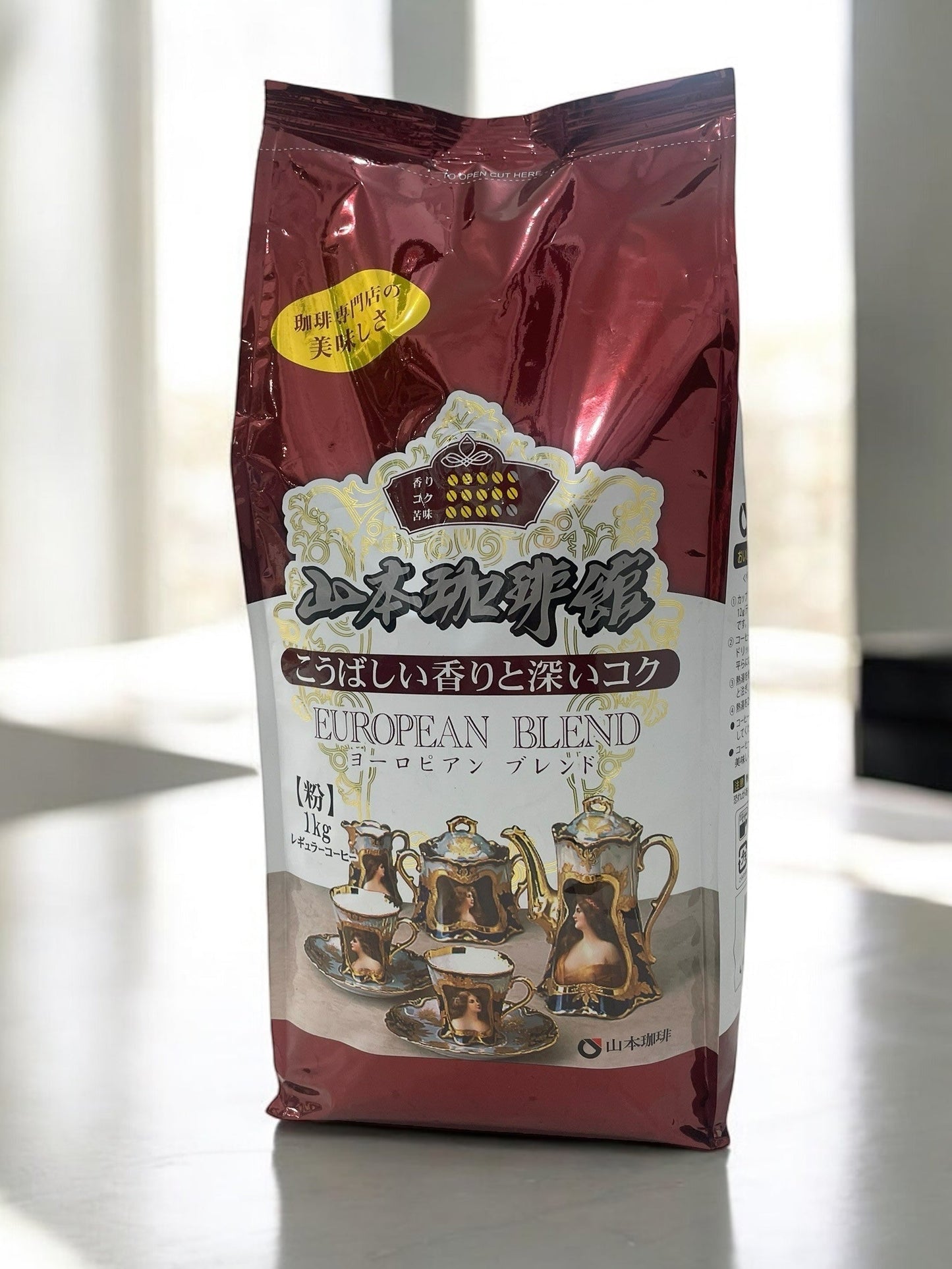 山本珈琲館 ヨーロピアンブレンド ドリップバッグ コーヒー 1杯分 1000g パッケージ