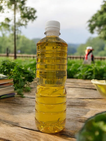 Label-free 500ml bottle of お茶屋さんの緑茶 from LDC, set of 24.