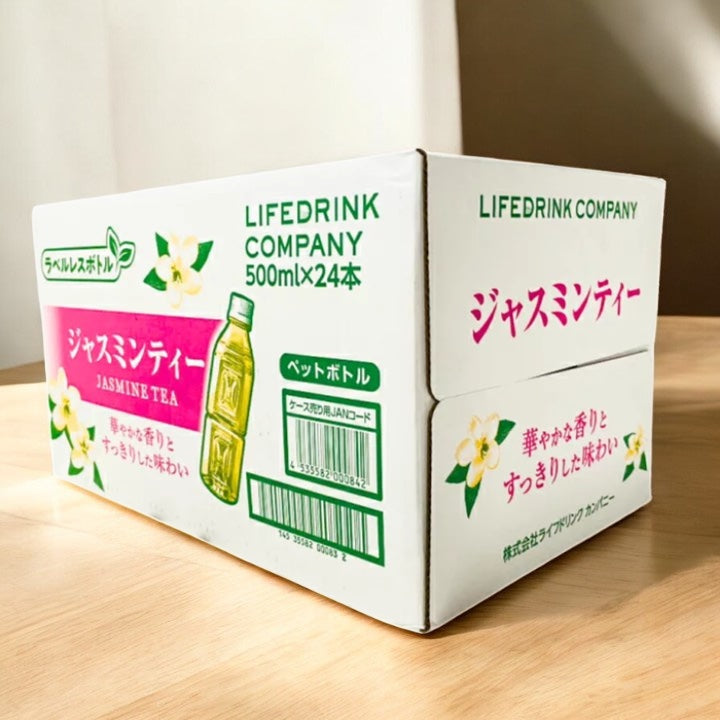ジャスミン茶 500ml ペットボトル 24本セット ラベルレス お得用パック