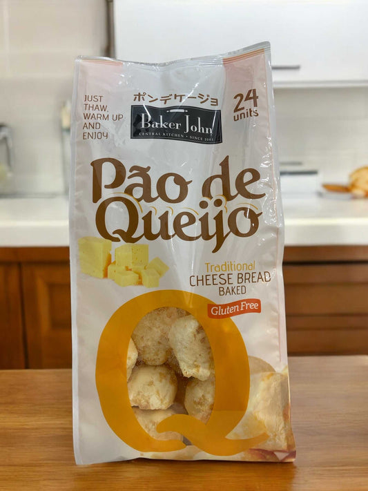 Frozen Baker John Pao de Queijo traditional Brazilian cheese bread 24 units gluten free