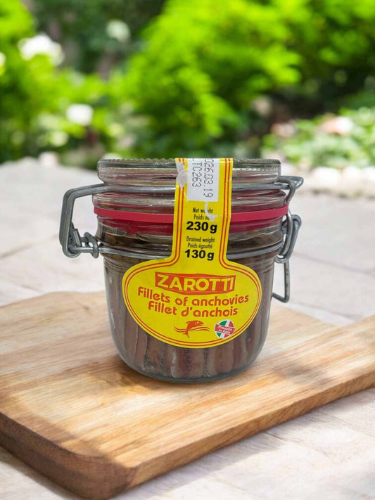 ZAROTTI アンチョビ フィレ オイル漬け 230g　【冷蔵商品】 / ザロッティ  　イタリア産